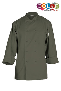 Picture of Chef Works - CCBA-OLI - Perugia Olive Basic Chef Coat